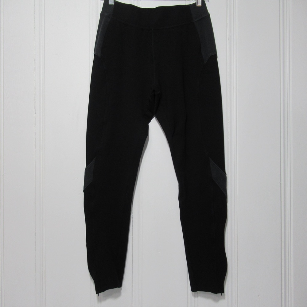 Free People Movement Black Next Level Zip-Cuff Ponte Leggings Size Small